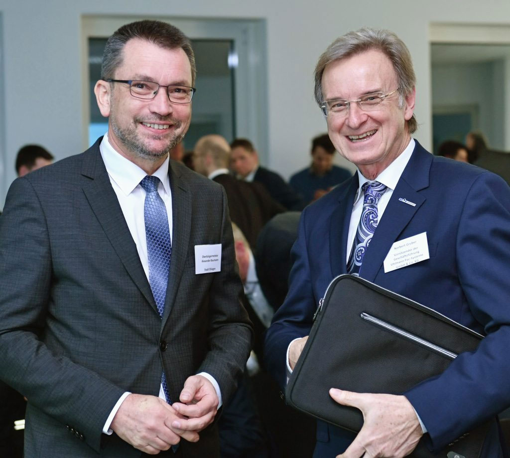 Alexander Baumann und Norbert Gruber im BED Businesspark