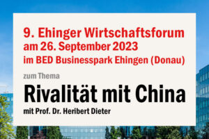 9. Ehinger Wirtschaftsforum