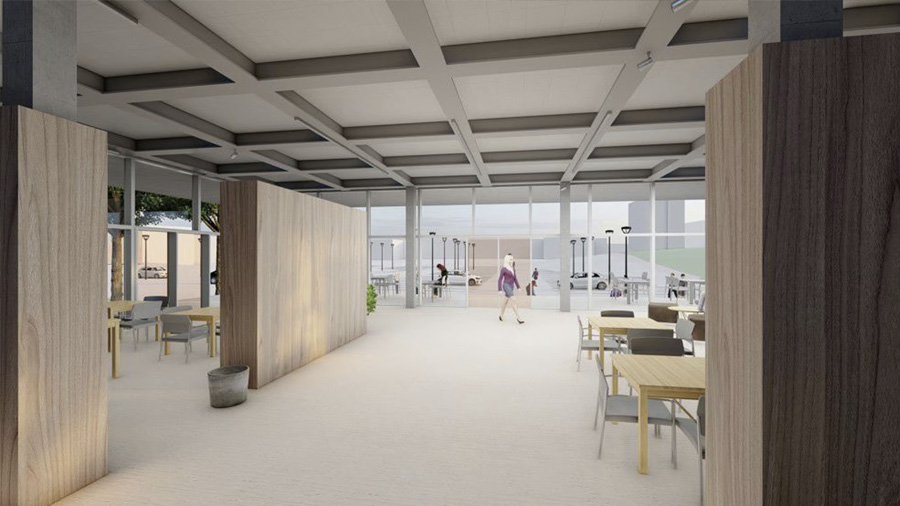 Restaurant-Innenansicht